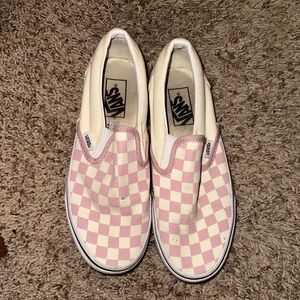 Vans checkers size 8